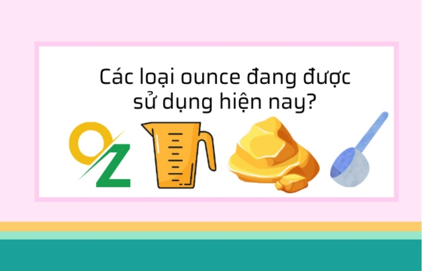 Ngoài kim loại quý, Ounce còn dùng ở đâu?