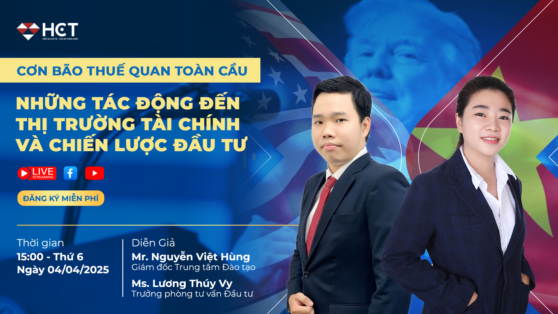 Hội thảo Cơn b&atilde;o thuế quan
